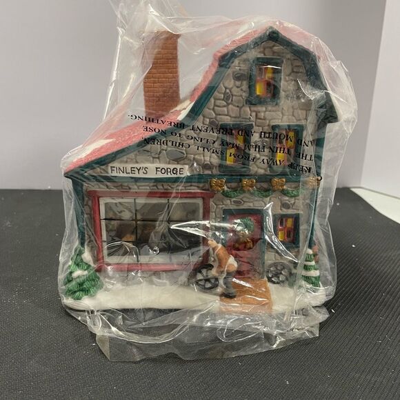 Victorian Village Collectibles Finley’s Forge/ 1999 Edition/ Hand Painted - Picture 6 of 11